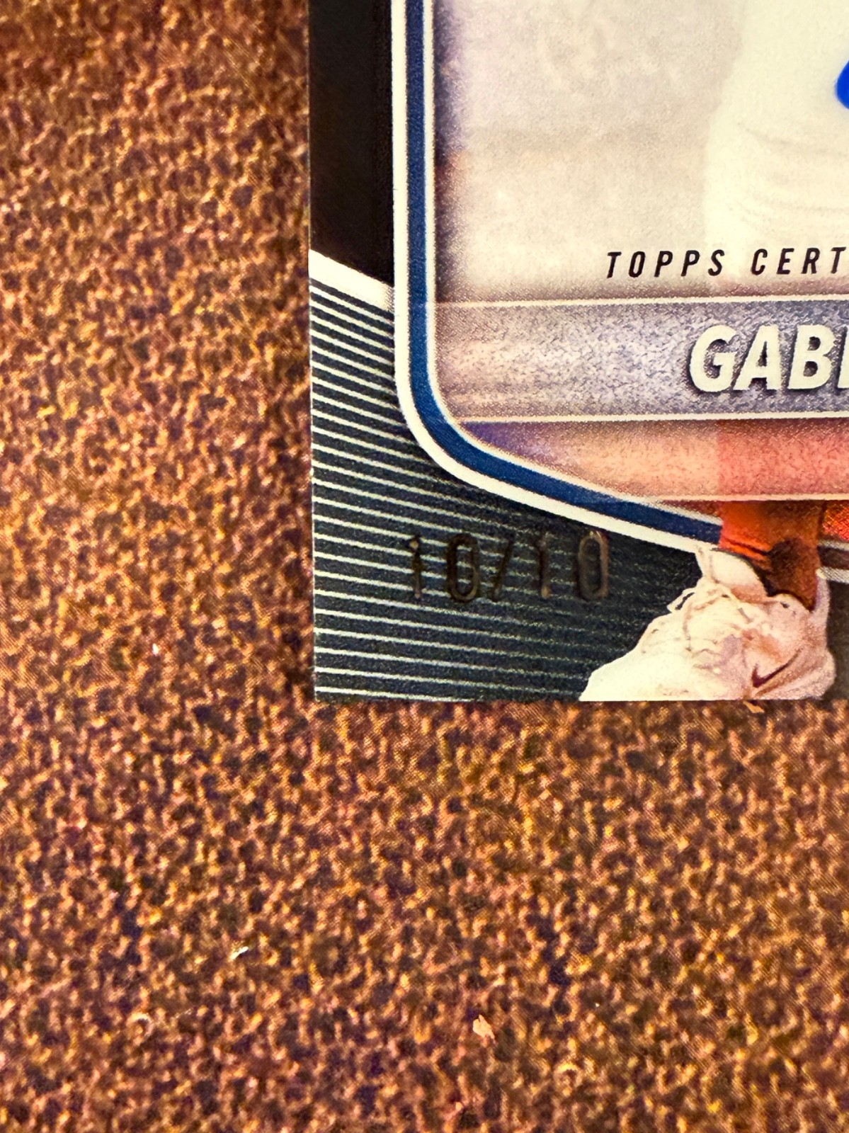 Gabriel Davalillo 2025 Bowman Chrome BLACK 1st Bowman AUTO 10/10 Bookend! CPA-GD view 6