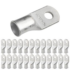 SELTERM 25pcs 2/0 AWG 5/16" Stud Marine Grade Tinned Copper Battery Cable Lug...