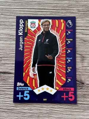 2016-17 Topps Match Attax Premier League - Jürgen Klopp Manager Tactic Card