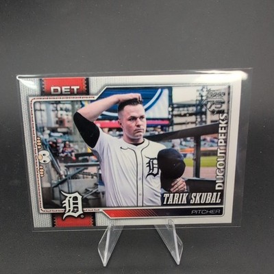Tarik Skubal 2026 Topps Celebration #300 Dugout Peeks SP Detroit Tigers