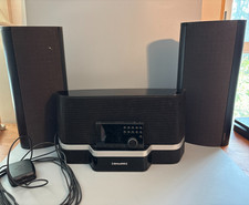 SiriusXM SXSD2 Boombox Dock Onkyo SKF-640F Speakers Power Tested No Adapter