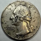 1952 S Washington Silver Quarter Exact Coin Imaged #WQ61