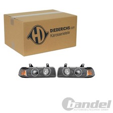 DIEDERICHS TUNING H1/H3 SCHEINWERFER SATZ KLARGLAS SCHWARZ passend f�r BME 3er