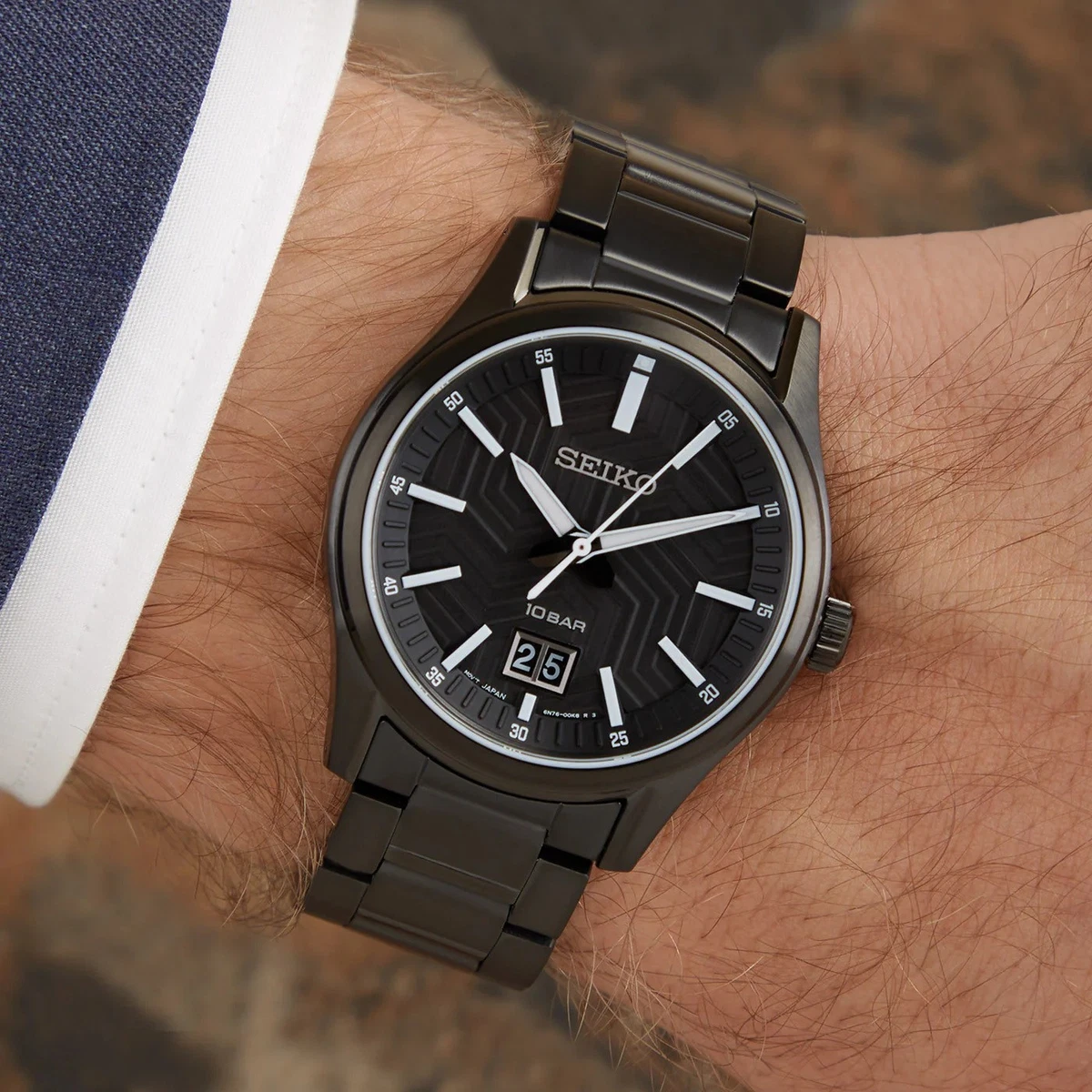 Seiko Quartz SUR515P1 Quarzwerk Herren-Armbanduhr