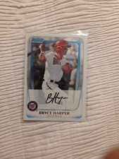 2011 Bowman - Prospects Bryce Harper #BP1 Blue Autographed /250 (RC)