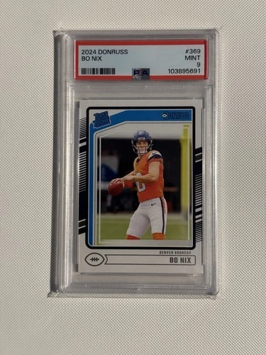 2024 Panini Donruss - Rated Rookie Bo Nix #369 (RC)