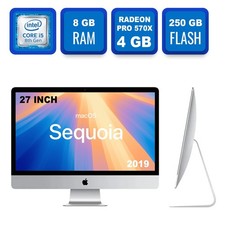 Apple iMac A2115 2019 27 Inch Intel Core i5-8500 3 GHz, 8 GB Ram, Sequoia