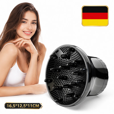 Diffuser Haar Diffusor Föhn Aufsatz Universal 1,57-2,7 Zoll Verstellbar DE