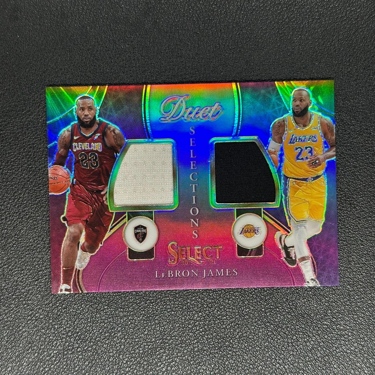 Panini LeBron James Piece of Authentic Basketball Trading Cards