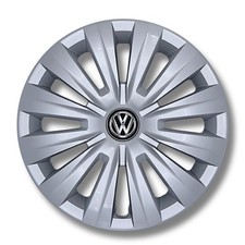 Original VW Golf Zierblende Silber/Schwarz/Chrom, 16Zoll 5G0601147 YTI