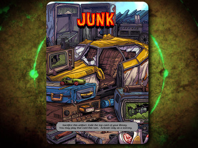 Junk Full Art Token [by Darkside Tokens] Magic the Gathering MTG!
