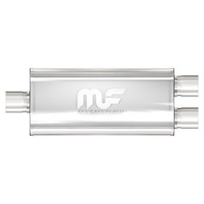 Magnaflow 12158 Mufflers Straight-through Performance Muffler 2.5in. Centerdua