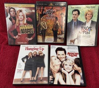 Meg Ryan 5 DVD Lot Against Ropes Hanging Up You've Got Mail When Harry Met Sally