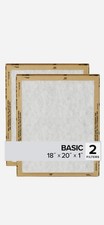 2 Pack Filtrete Basic Flat Air Filters Replacement for HVAC AC Furnace Vent New