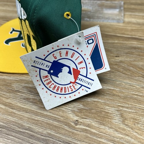 VINTAGE Oakland Athletics Hat Cap Snap Back Logo 7 MLB Baseball See Desc Fr Cond - Picture 5 of 14