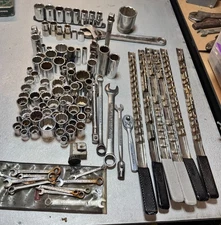 Lot Of 105 Pieces Craftsman Tools ~ Sockets, Wrenches, Ratchet, and More