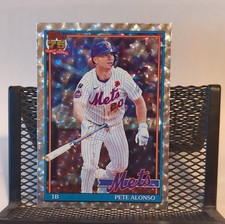 2026 topps series 1 pete alonso crackle foilboard mets 1991 #T91-12