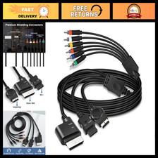 Cable 3 en 1 RCA AV HDTV para PS2 PS3 Xbox 360 Wii - Adaptador de audio y video YPbPr 1.