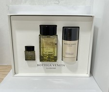 Bottega Veneta Illusione for Men 3 OZ. EDT 3 Piece Gift Set New In Box RARE
