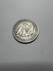 1861P Seated Liberty Half Dollar Circulated 90% Silver