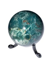 Bloodstone Crystal Sphere 40mm | Strength & Vitality Healing Stone