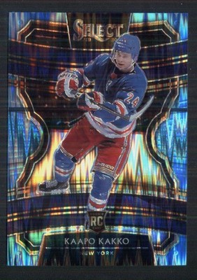 2019-20 Select Kaapo Kakko Blue Flash Prizm #d/49 Rangers Kraken