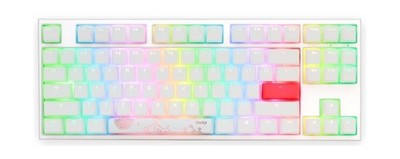 Ducky One 2 RGB 80% Mechanical Keyboard: Kailh Box Brown, High-Density PBT Tr...