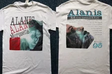 Vintage Alanis Morissette 1996 Jagged Little Pill Tour T-Shirt Reprint