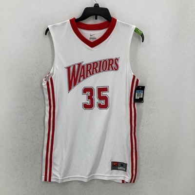 Warriors Basketball Jersey Mens Medium NCAA Basketball Nike Team #35 Gym College