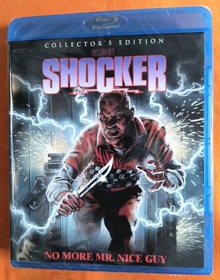 SHOCKER Blu-Ray DVD Collector's Edition Movie WES CRAVEN New Sealed Horror Flick