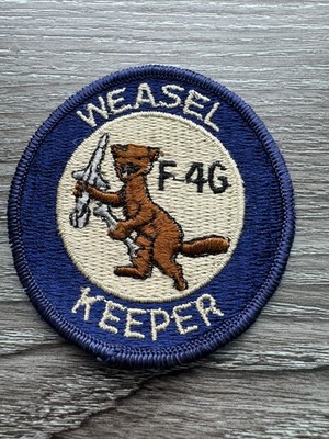 Vintage 1960's USAF Weasel Keeper F-4G Patch
