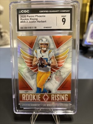 2020 Panini Phoenix - Rookie Rising Justin Herbert #RR-3 (RC)