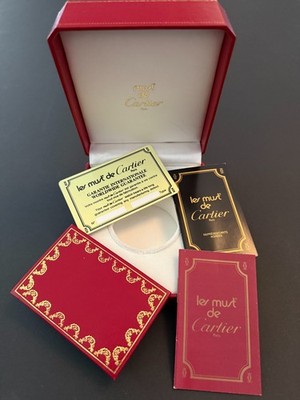 Must De Cartier Watch Box C 558 plus Papers