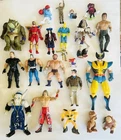 Vintage 80s 90s Action Figures WWF Rambo Power Rangers Marvel He Man Disney