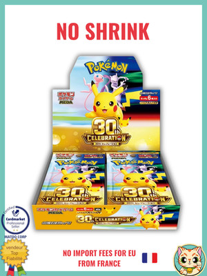 PSL MEGA 30th Celebration Booster Box M6a Pokemon Card Japanisch New No shrink
