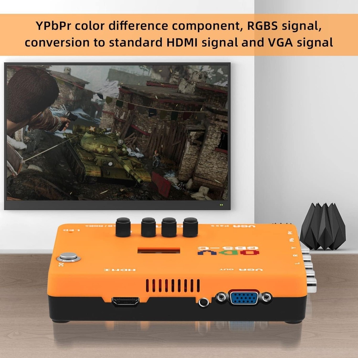 ODV-GBS-C Component VGA/Scart to VGA/HDMI Scan Converter for Retro