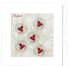 Bloc Feuillet Coeur de Baccarat France 2014 F4883 Neuf sans charnière Luxe