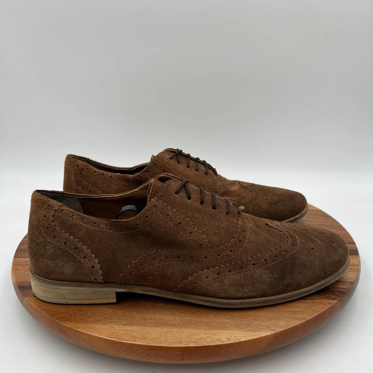 Oxford Suede Red Dress Shoes for Men for sale | eBay display picture 2