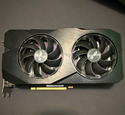 ASUS GeForce RTX 2060 PCIe x16 Dual Fan Heatsink Multi-Monitor HDMI DP DVI