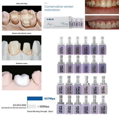 #ad Lithium Disilicate Glass Ceramic IPS e.max CAD HT LT Blocks For inLab C14 5pcs $244.71