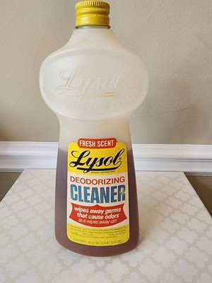 Vtg Lysol Deodorizing Cleaner Fresh Scent 28oz All Purpose Prop