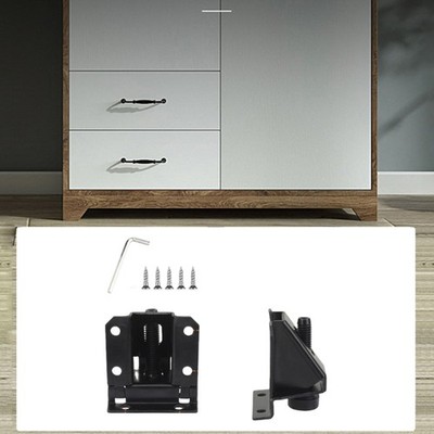 Sturdy Zinc Alloy Adjustable Support Leg for Kitchen and Bathroom Cabinets