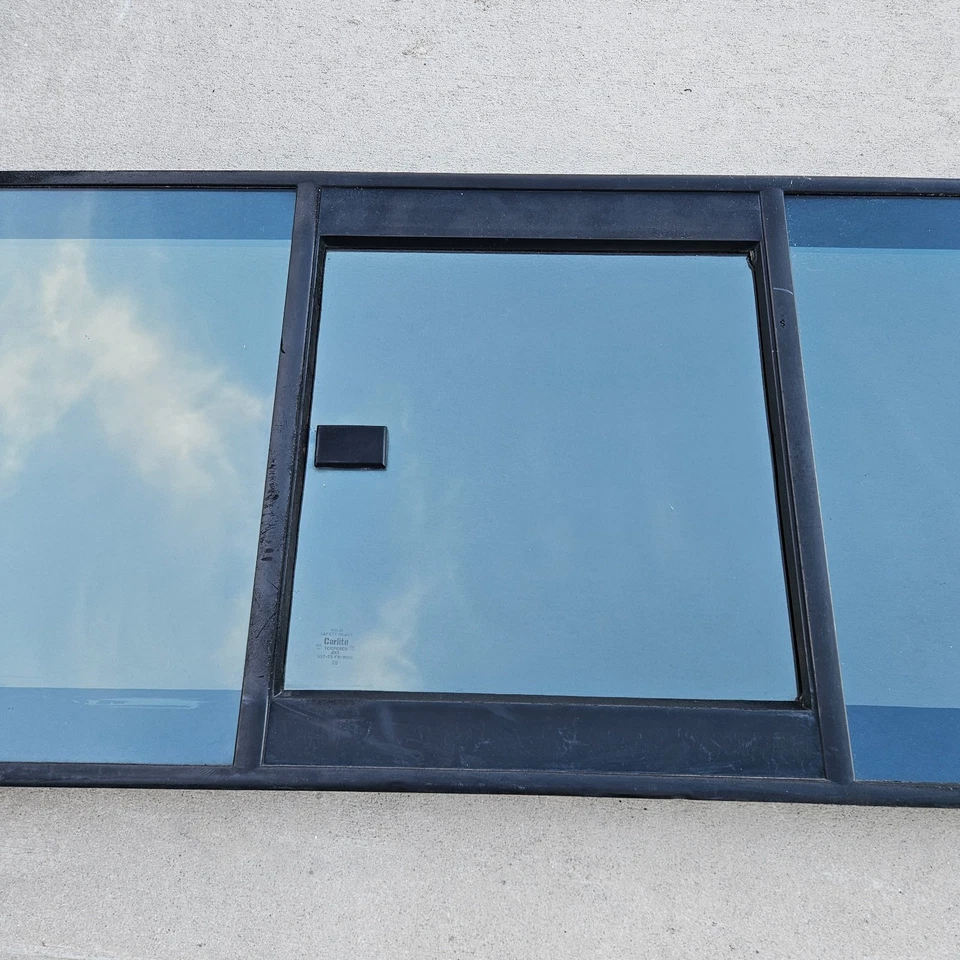 Vidro deslizante para janela traseira Ford Ranger 1998-2011 fabricante de equipamento original preto colorido - Imagem 3 de 4