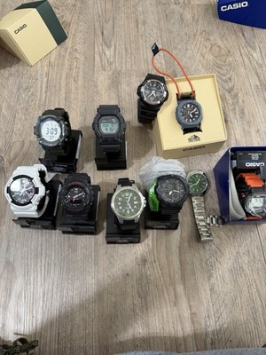 Casio, G-SHOCK, PRO TREK Men's Quartz Wristwatches Water-Resistant Backlight