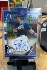 2019 Bowman Chrome - Prospects Autographs Payton Henry #CPA-PH Blue Refractor...