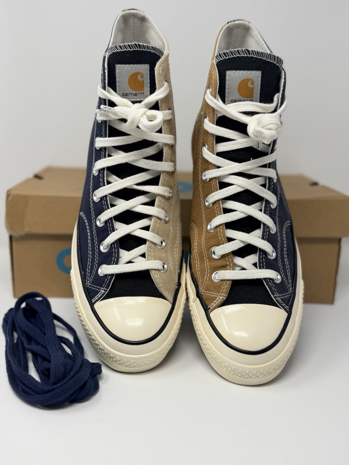 DS Converse x Carhartt WIP Men’s Sz 11 Women’s 13 Chuck 70 Hi Renew Detroit Rare