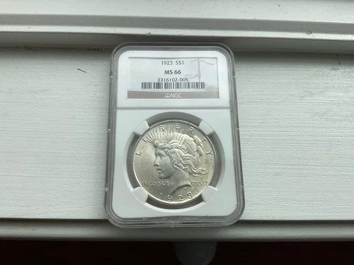 1923 Peace Silver Dollar NGC MS66 Coin