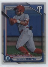 2024 Bowman Chrome Prospects Refractor /499 TayShaun Walton #BCP-113 jv5