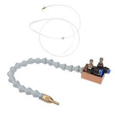 CNC Lathe Lubrication Drill Grind Nozzle 8mm Air Pipe Spray System Mist Coolant