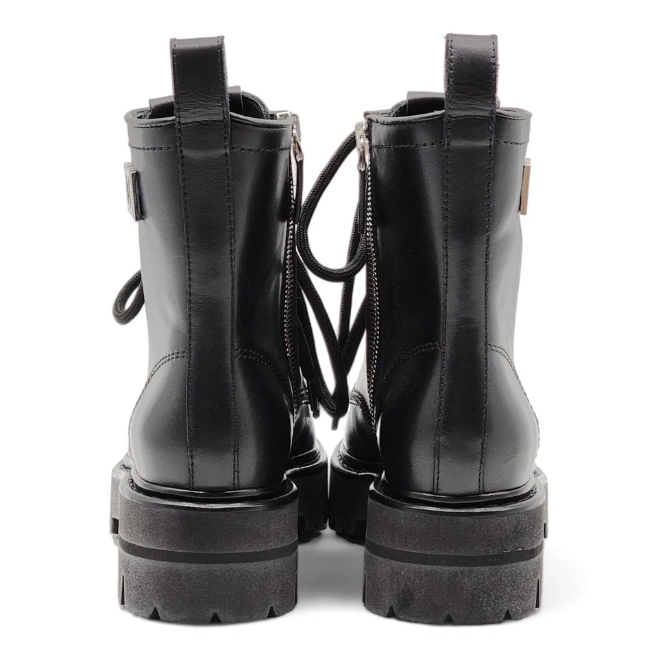 Botas De Combate Dsquared2 Icon Para Mujer Negras EU 36 US 6 - Nuevas $880 - Imagen 4 de 4